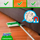 Swiffer Dust Mop System Starter (Bâton de sol + 8 lingettes sèches + 3 lingettes humides)