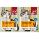 Dein Bestes Kattensnack, knabbelsticks met kip, eend en toegevoegd kattengras, 50 g