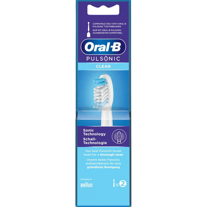 Oral-B Opzetborstels Pulsonic Clean, 2 stuks