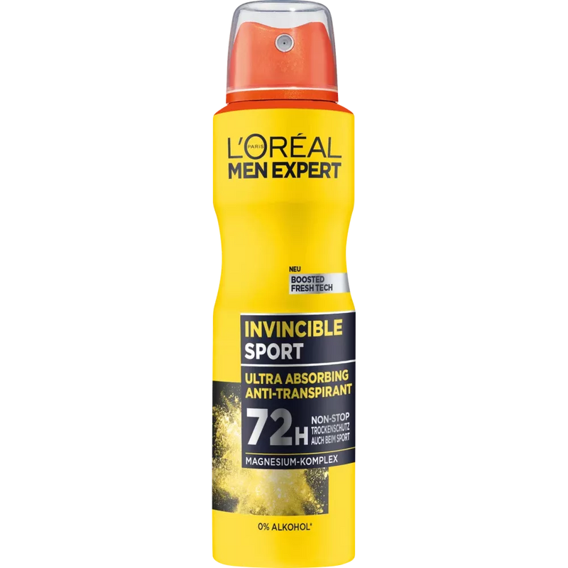 L'ORÉAL PARIS MEN EXPERT Deo Spray Invincible Sport, 150 ml