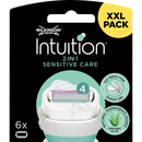 Feuilles de rasage Wilkinson, Intuition Sensitive Care, 6 pièces