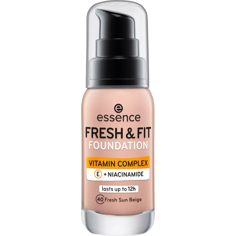 essence Foundation Fresh & Fit 40 Fresh Sun Beige, 30 ml