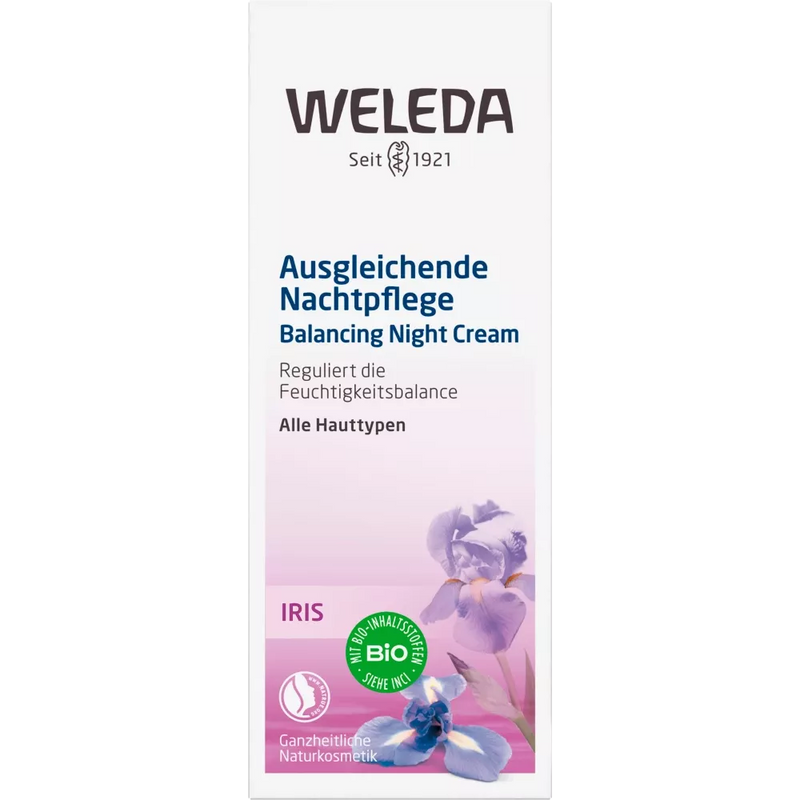 Weleda Nachtcrème Iris Balancing Night Care, 30 ml