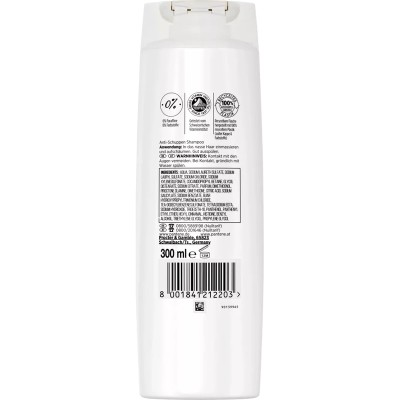 PANTENE PRO-V Shampoo Vita Glow Anti-Dandruff, 300 ml