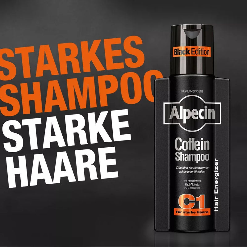 Alpecin Shampoo Caffeine C1 Black Edition, 250 ml