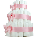 Tanjo Diaper cake grand, rose, 1 pièce