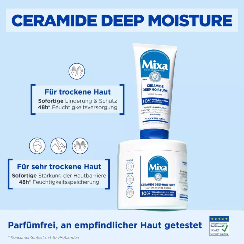 Mixa Care Cream Ceramide Deep Moisture, 400 ml