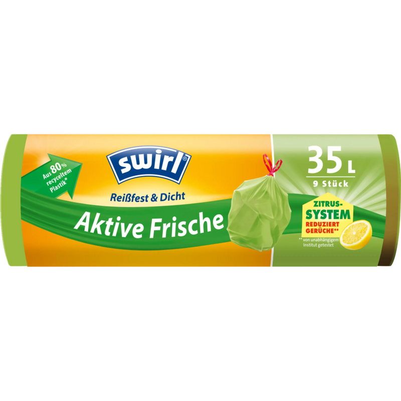 Swirl Afvalzakken Active Freshness 35l, 9 stuks