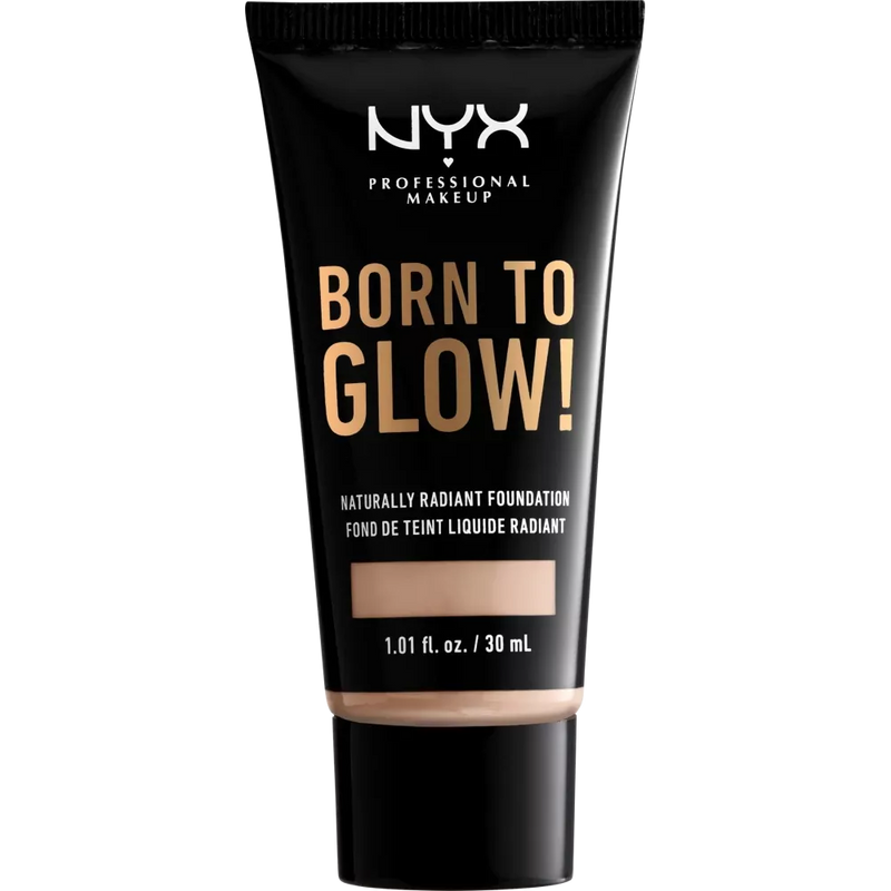 NYX PROFESSIONAL MAKEUP Foundation To Glow Natuurlijk Stralend Porselein 03, 30 ml