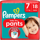 Pampers Babybroekjes Baby Dry Gr.7 Extra Large (17+ kg), 18 stuks.