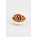 Dein Bestes Natvoer voor katten met rundvlees en kalkoen, in saus, 100 g