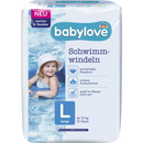 babylove Zwemluiers maat L, vanaf 12 kg, 12 stuks
