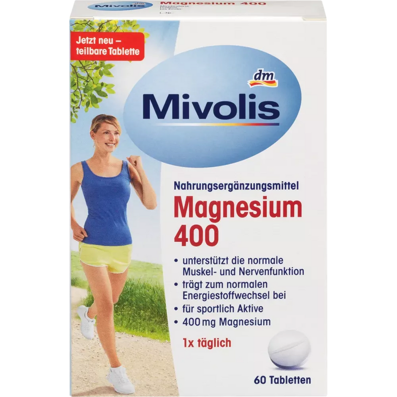 Mivolis Magnesium 400, 60 tabletten, 45 g