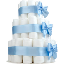Tanjo Diaper cake grand, bleu, 1 pièce