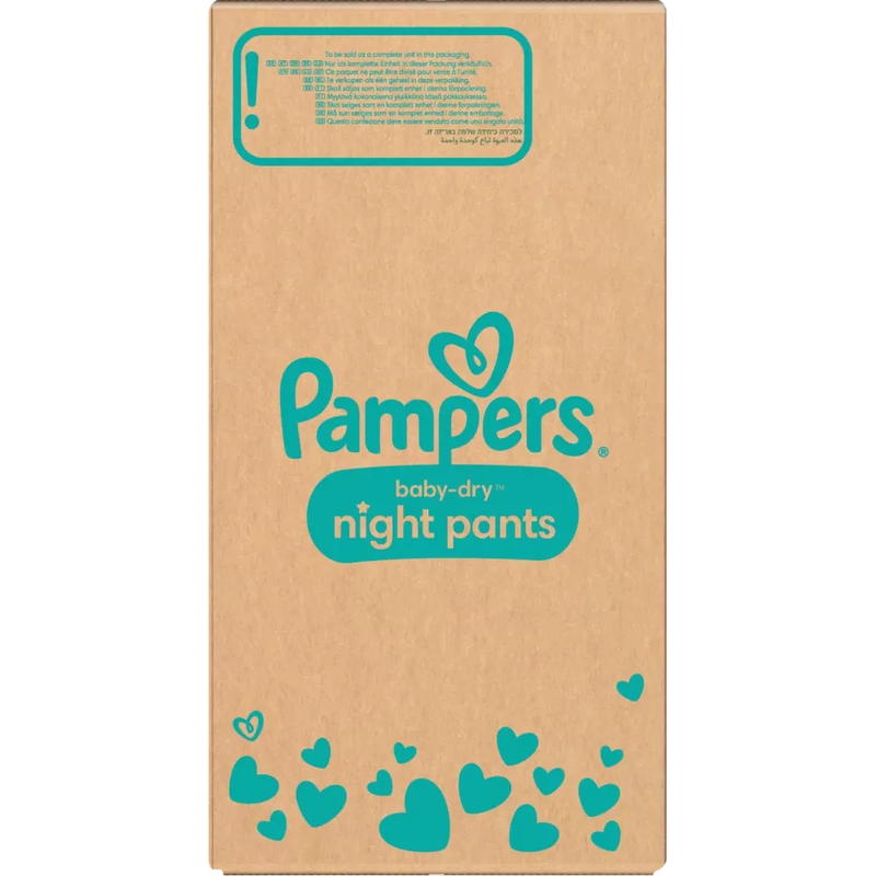 Pampers Babybroekjes nacht Baby Dry maat 6 (15+ kg), maandelijkse doos, 138 stuks.