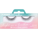 essence Faux Cils Légers Comme Une Plume 3D Faux Vison 01 Illuminez Votre Vie (1 paire), 2 pièces.