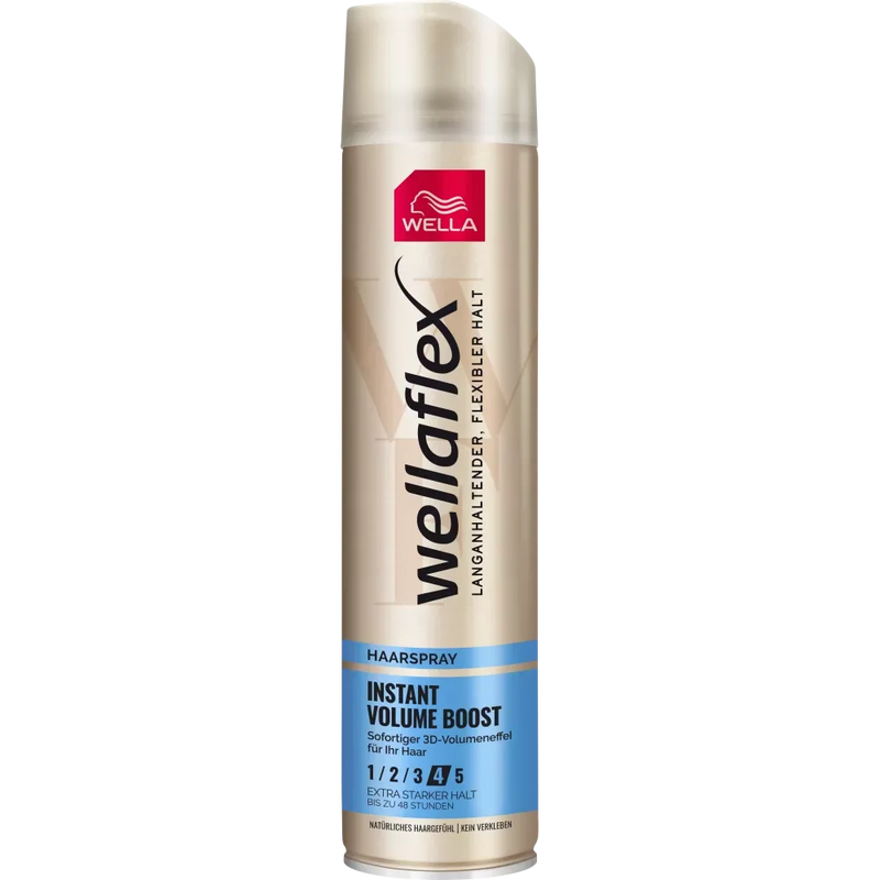 wellaflex Haarlak Instant Volume Boost Extra Strong Hold, 250 ml