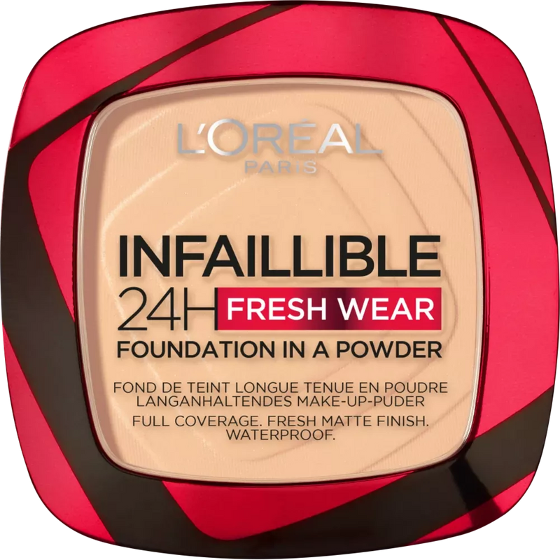 L'ORÉAL PARIS   Foundation Poeder Infaillible 24H Fresh Wear 40 Kasjmier, 9 g