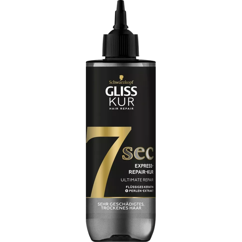 Schwarzkopf Gliss Kur Haarbehandeling Express Repair 7Sec Ultimate Repair, 200 ml