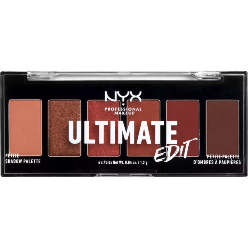 NYX PROFESSIONAL MAKEUP Palette de fards à paupières Ultimate Mini 01 Warm Neutrals, 7,2 g
