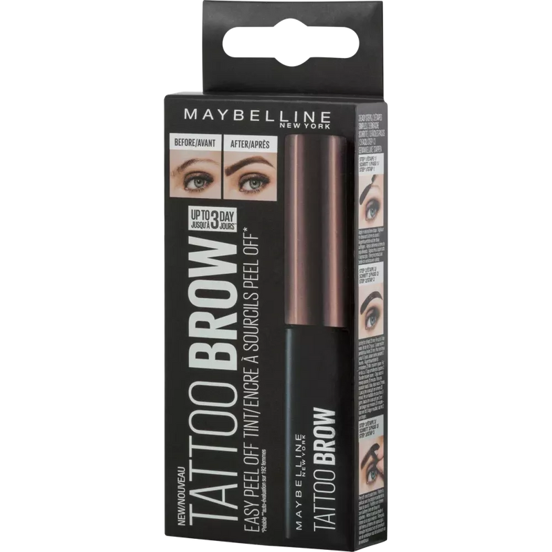 Maybelline New York Wenkbrauw Gel Tint 03 Donkerbruin, 5 g