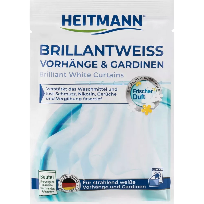 Heitmann Wasmiddel Briljant Wit Gordijnen & Gordijnen, 50 g
