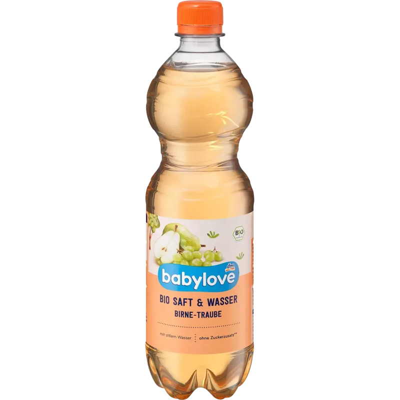 babylove Sap & Water Peer-Druif, 750 ml