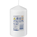 Bougie Profissimo lisse 140/80 blanche, 1 pièce