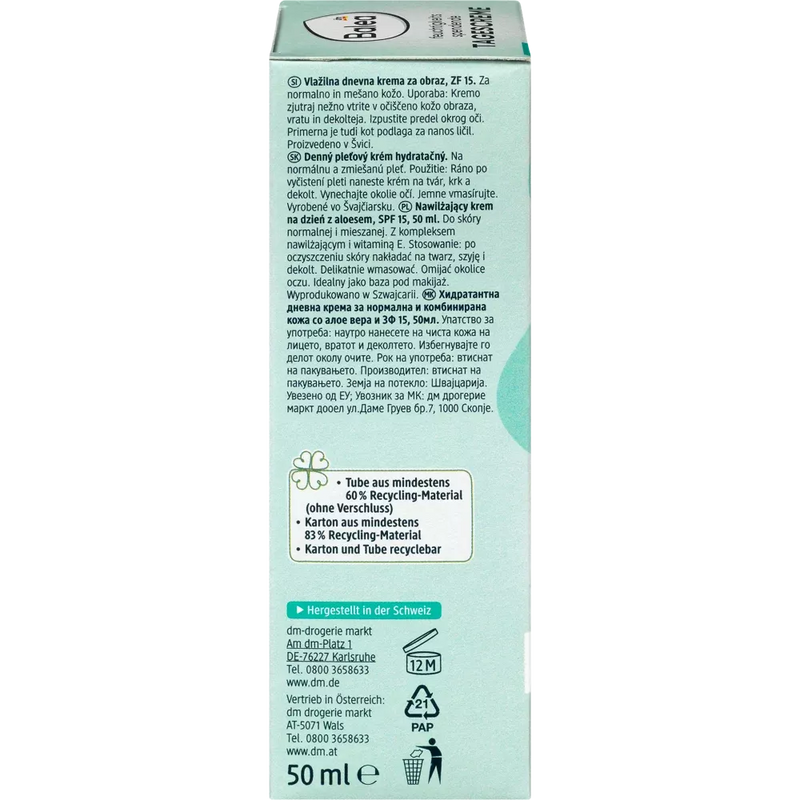 Balea Hydraterende gezichtscrème, 50 ml