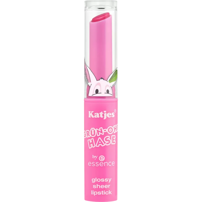 essence Lippenstift Katjes Groen-oor konijntje van essence 01 Glossy Wishes, Bunny Kisses, 1.3 g