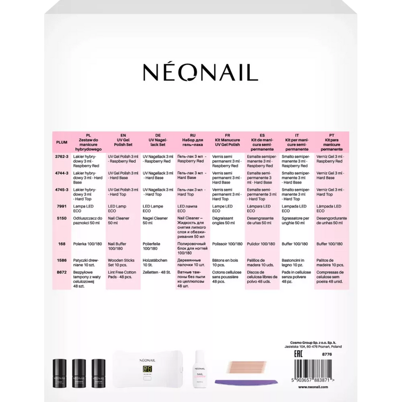 Neonail UV Manicure Starter Set 21 Days Basic, 1 stuk.