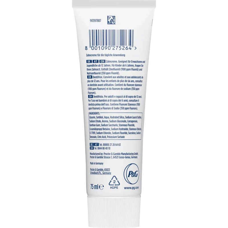 Oral-B Tandpasta Professional Glazuurversterking & Regeneratie, 75 ml