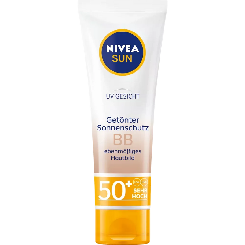 NIVEA SUN BB Cream, getinte zonnecrème gezicht, SPF 50+, 50 ml