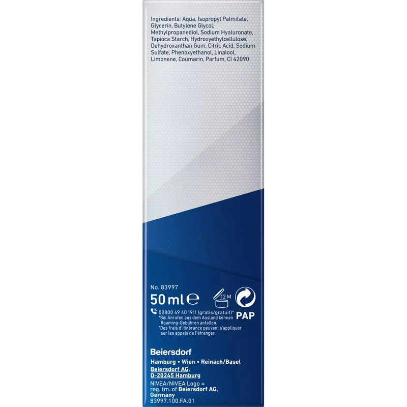 NIVEA MEN Anti-Age Hyaluron Hydro Gel, 50 ml