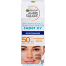 Garnier Ambre Solaire Zonnebrandcrème Sun Fluid Face super UV, SPF 50+, 40 ml