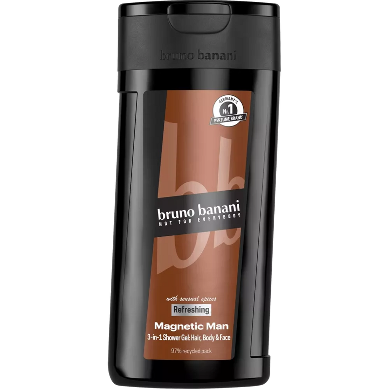 Bruno Banani Douchegel Magnetic Man 3in1, 250 ml