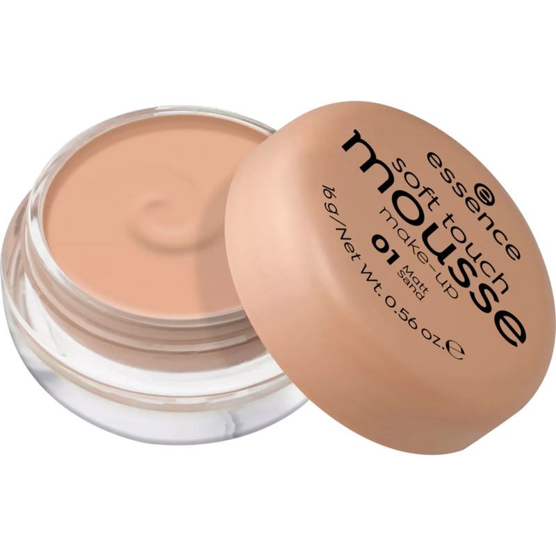 essence cosmetics Make-up soft touch mousse mat zand 01, 16 g