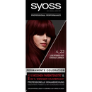 Syoss Haarkleur 4-22 helder rood , 1 st