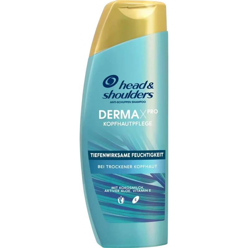 head&shoulders Shampoo Derma x Pro, Deep Moisture, 225 ml
