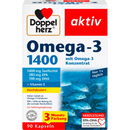 Doppelherz Omega-3 1400 Capsules 90 stuks, 171,3 g