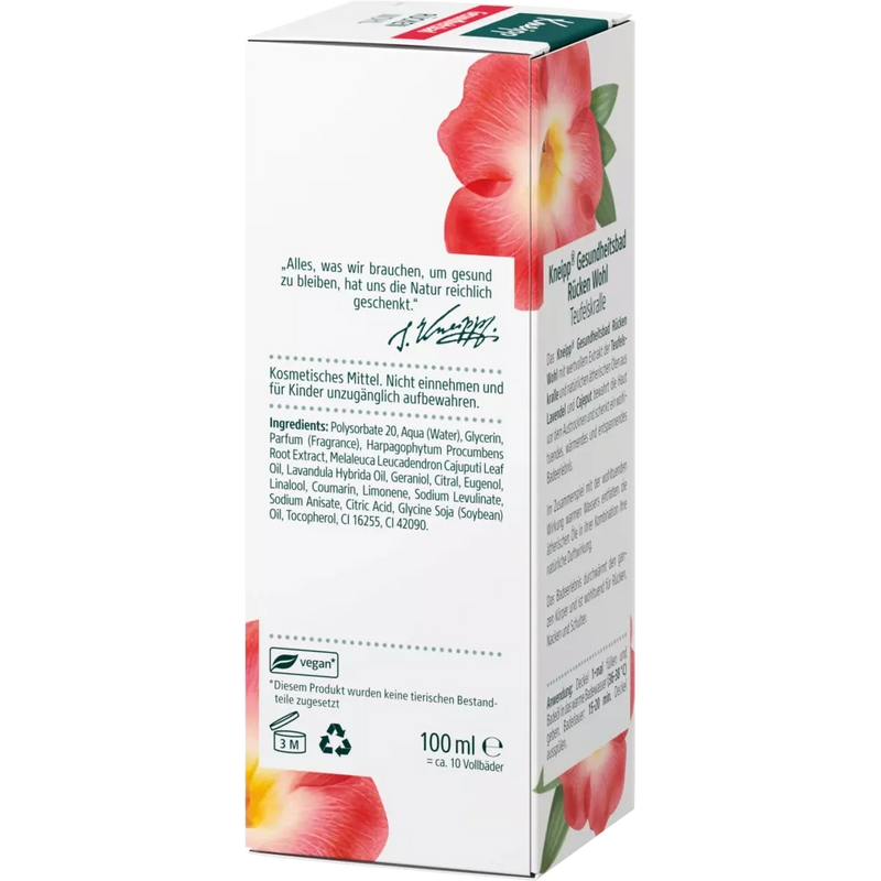 Kneipp Health Bath Rug Welzijn, 100 ml