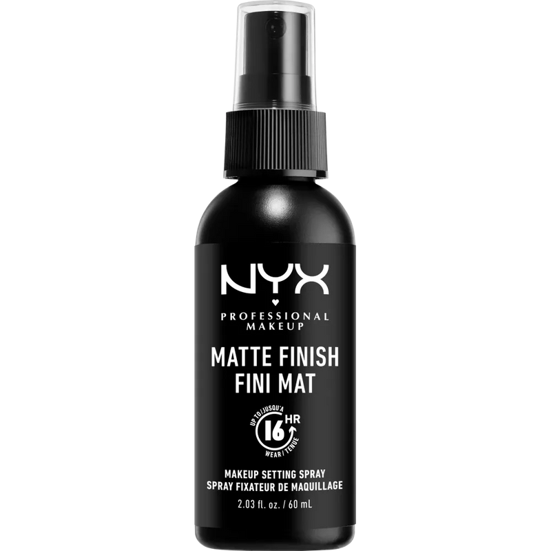 NYX PROFESSIONAL MAKEUP Fixeerspray mat/langhoudend 01, 60 ml