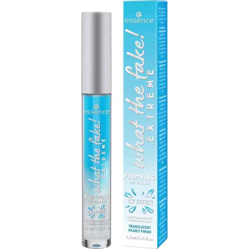 essence Lipgloss What The Fake! Extreme 02 Ice Ice Baby, 4.2 ml