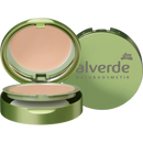 alverde NATURKOSMETIK Foundation Compact 015 Soft-Beige, 9 g