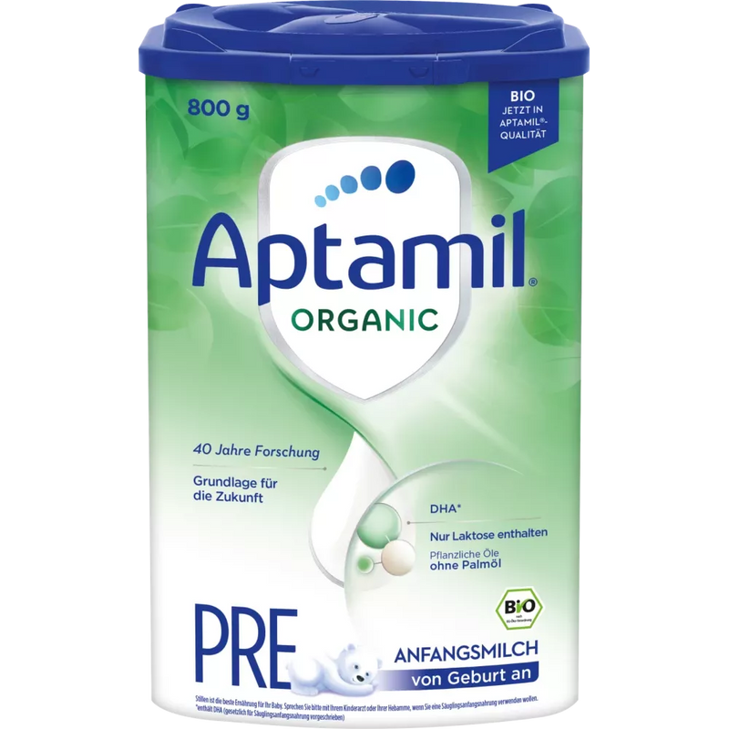 Aptamil Biologische zuigelingenmelk PRE melkpoeder (vanaf 0 maanden)
