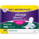 always Hygiene pads blaaszwakte Discreet Normaal Grootverpakking, 24 stuks