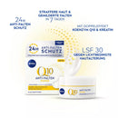 NIVEA Crème de jour Q10 raffermissante SPF 30, 50 ml
