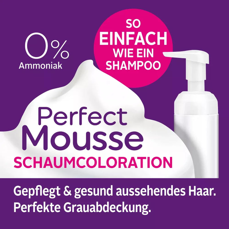 Schwarzkopf Perfect Mousse Haarkleurschuim Zwart 200, 1 st