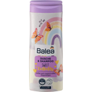 Balea Sweet Butterfly Douche & Shampoo voor kinderen, 300 ml