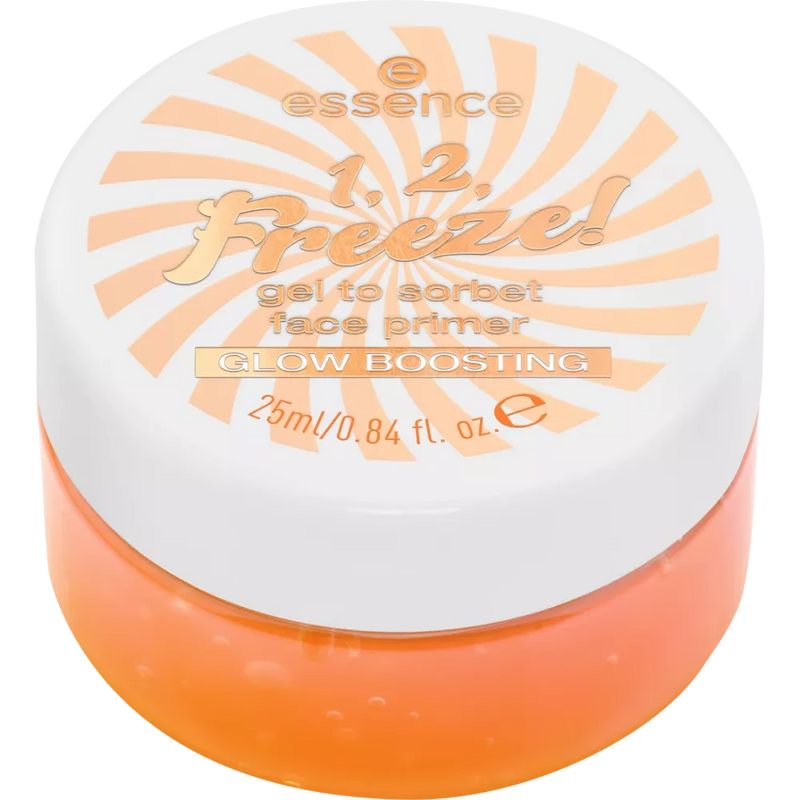 essence Primer 1, 2, Freeze! Glow Boosting, 25 ml
